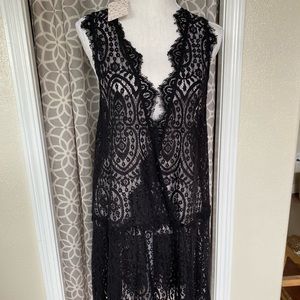 Free People Lace Swim Coverup